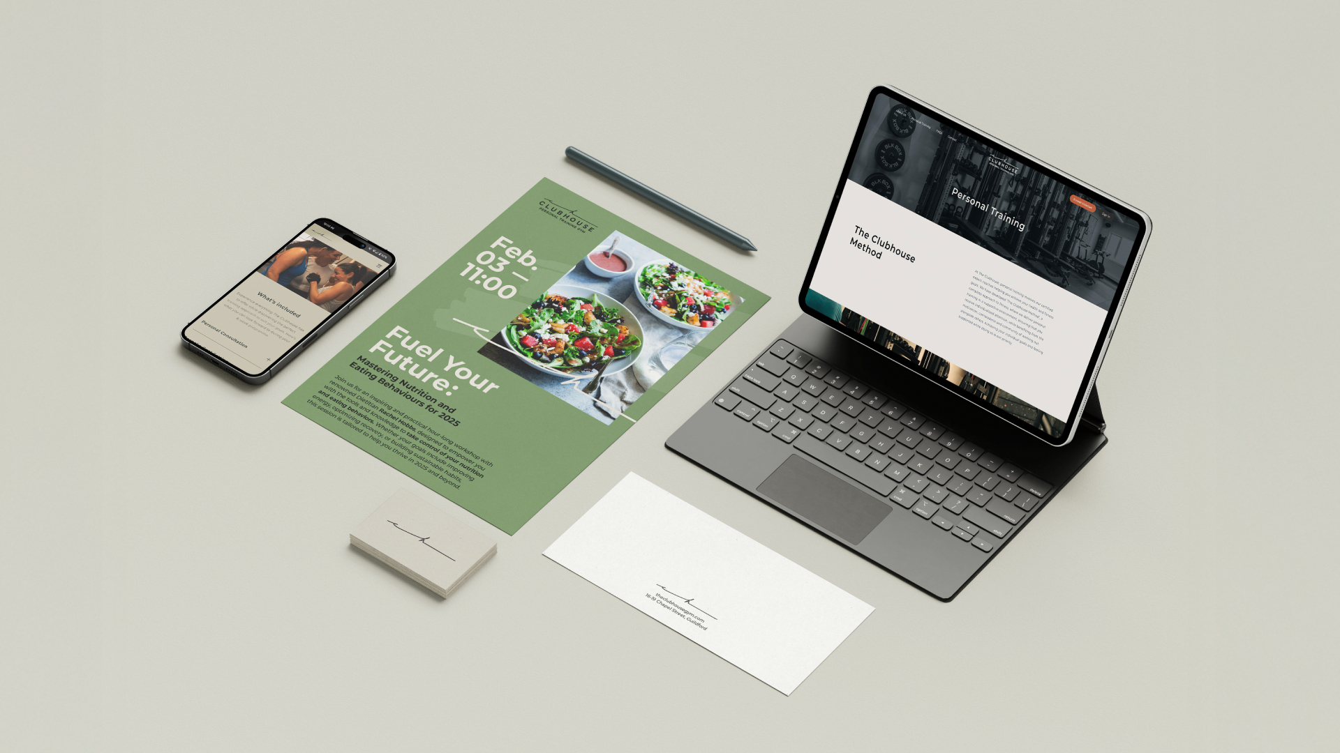 Clubhouse Gym - Brand in Use